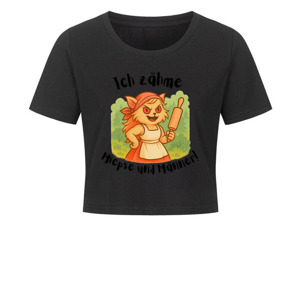 Ladies Cropped Tee "Miepszähmerin"