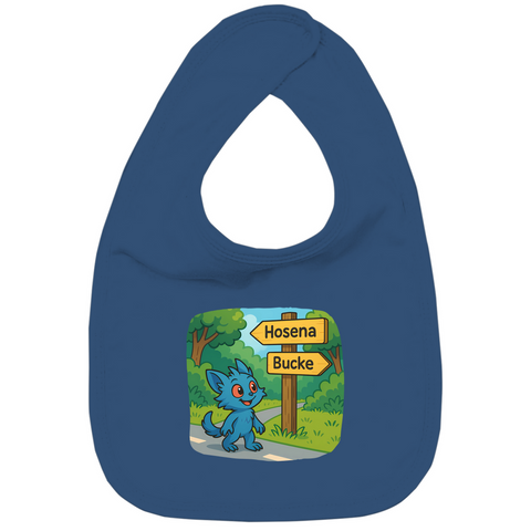 Kinder Bio Lätzchen Mieps auf dem Radweg