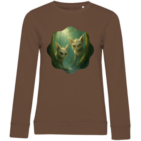 Damen Premium Bio Sweatshirt Albino-Miepse