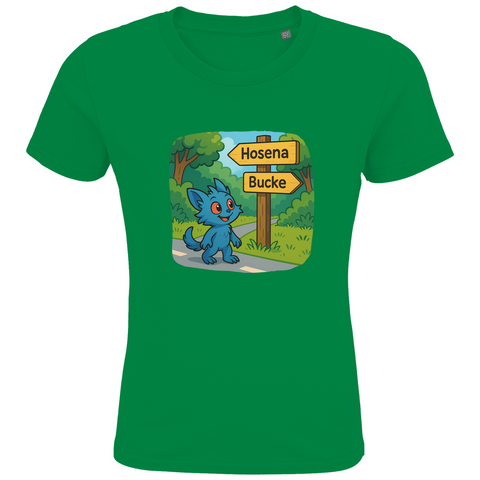 Kids Premium Bio T-Shirt Mieps auf dem Radweg