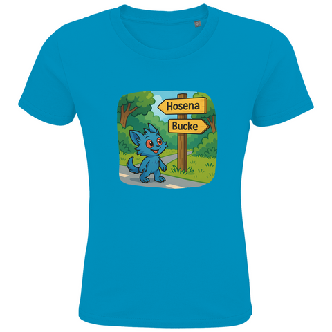 Kids Premium Bio T-Shirt Mieps auf dem Radweg