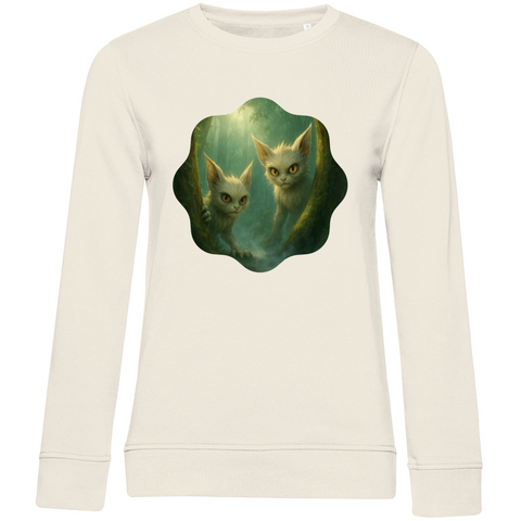 Damen Premium Bio Sweatshirt Albino-Miepse