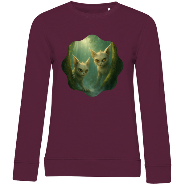 Damen Premium Bio Sweatshirt Albino-Miepse