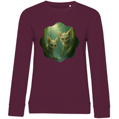 Damen Premium Bio Sweatshirt Albino-Miepse