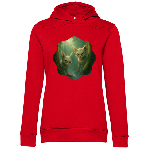 Damen Premium Bio Hoodie Albino-Miepse