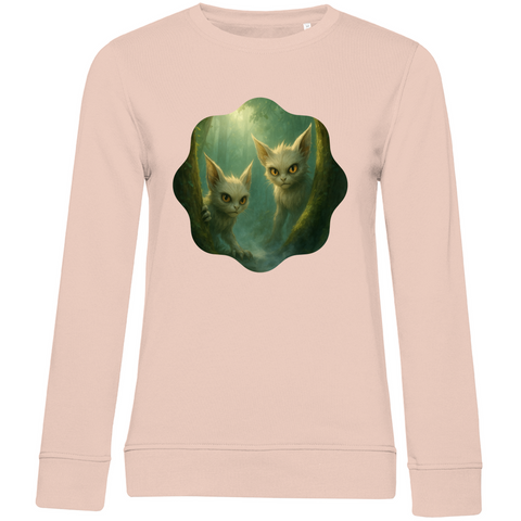Damen Premium Bio Sweatshirt Albino-Miepse