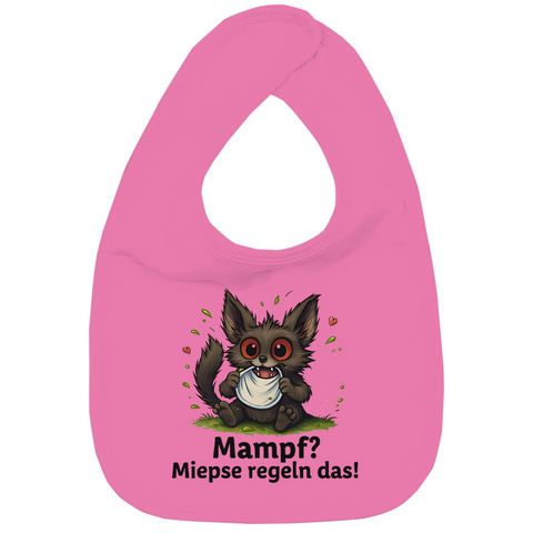 Kinder Bio Lätzchen "Mieps-Mampf"