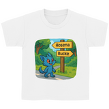 Kinder Basic T-Shirt Mieps auf dem Radweg