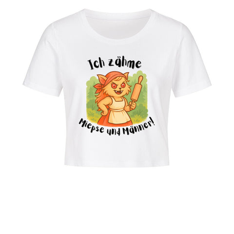 Ladies Cropped Tee "Miepszähmerin"