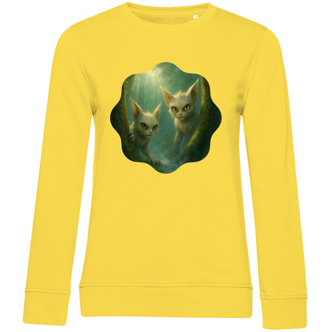 Damen Premium Bio Sweatshirt Albino-Miepse