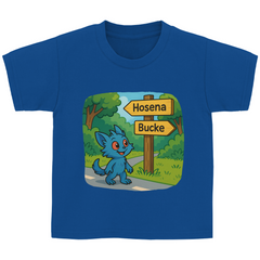 Kinder Basic T-Shirt Mieps auf dem Radweg