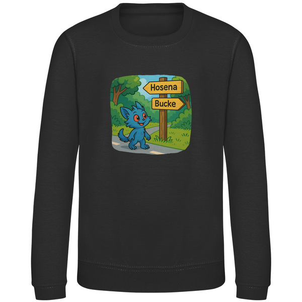 Kinder Sweatshirt Mieps auf dem Radweg