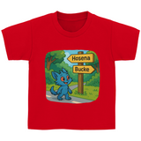 Kinder Basic T-Shirt Mieps auf dem Radweg