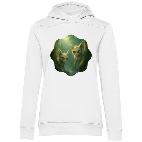 Damen Premium Bio Hoodie Albino-Miepse