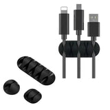 Cable Cord Wire Organizer – Silikon Kabelhalter für USB & Co.