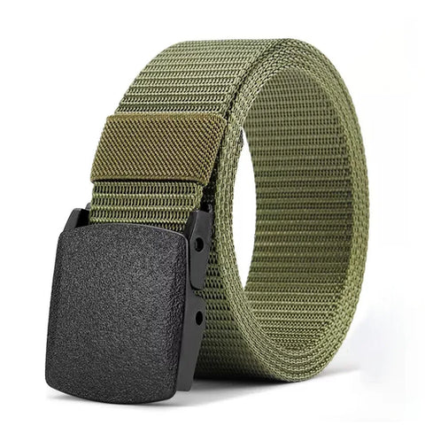 Militärischer Nylon-Gürtel mit Automatikschließe – Outdoor & Jagd – Multifunktional & Robust