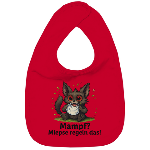Kinder Bio Lätzchen "Mieps-Mampf"