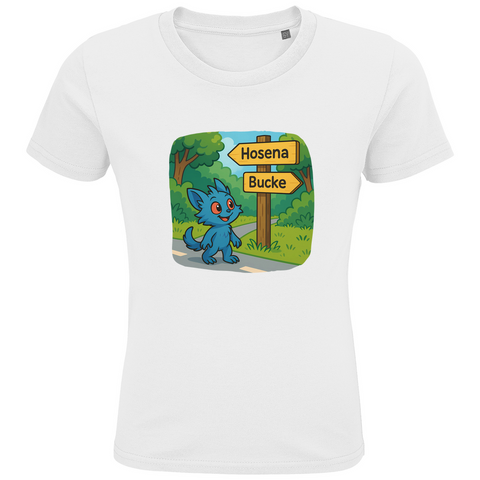 Kids Premium Bio T-Shirt Mieps auf dem Radweg