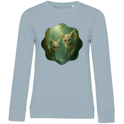 Damen Premium Bio Sweatshirt Albino-Miepse
