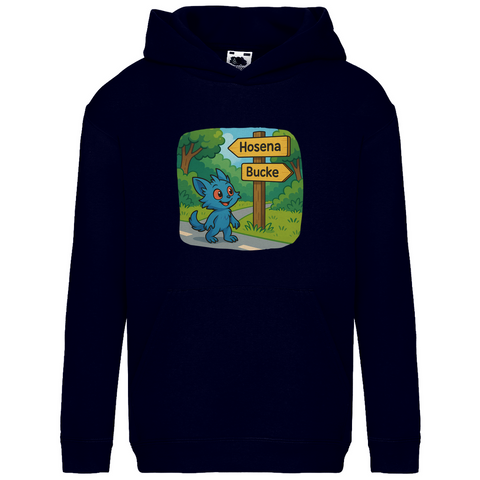 Kids Basic Hoodie Mieps auf dem Radweg