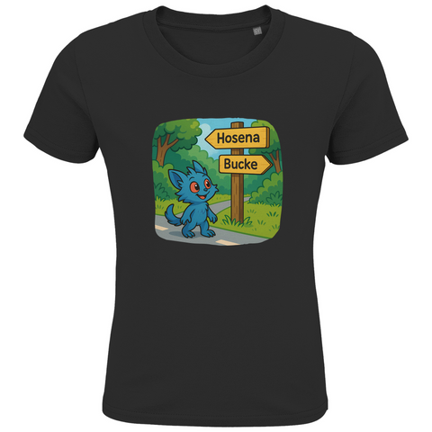 Kids Premium Bio T-Shirt Mieps auf dem Radweg